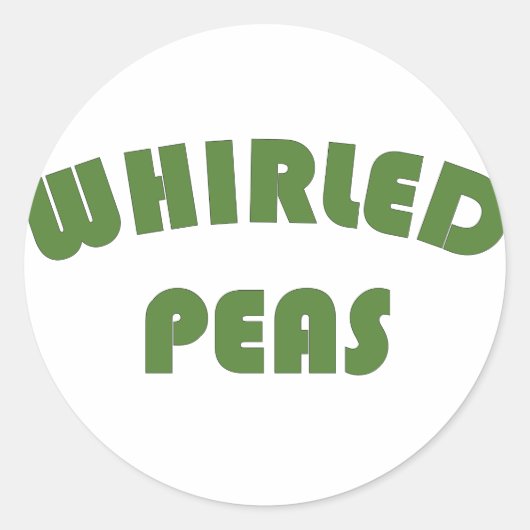 くるくる豆 ラウンドシール (正面)