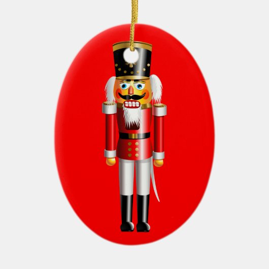 くるみおもしろい割りおもちゃ兵士 セラミックオーナメント (正面)