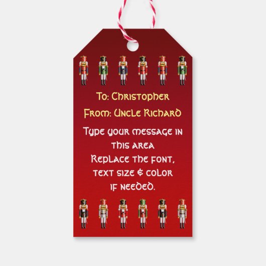 くるみおもしろい割りキングカートゥーン ギフトタグ (裏面)