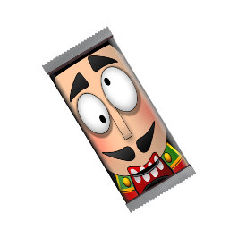 くるみおもしろい割りクリスマスキャンディバーラッパー ノートパッド