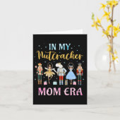 くるみおもしろい割りクリスマス引用文 カード (黄色い花)