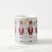 くるみお洒落割りガラス – 床板にガーランド コーヒーマグカップ (中央)