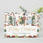 くるみお洒落割りクリスマスバレエ挨拶 カード (スタンド正面)