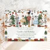 くるみお洒落割りクリスマスバレエ誕生日 招待状