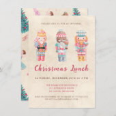 くるみお洒落割りクリスマスランチ招待状 招待状 (正面/裏面)