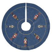 くるみお洒落割りクリスマス ブラッシュドポリエステルツリースカート (正面)