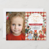 くるみお洒落割り誕生日パーティーの写真 招待状 (正面)