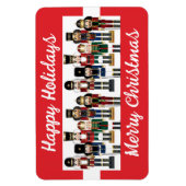 くるみはっきりした割りカスタム文字クリスマスフリグ マグネット (縦)