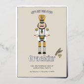 くるみエレガント割りクリスマスパーティーフェスティバル 箔招待状 (正面)