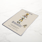 くるみエレガント割りクリスマスパーティーフェスティバル 箔招待状 (回転した状態)