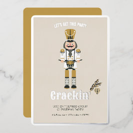 くるみエレガント割りクリスマスパーティーフェスティバル 箔招待状