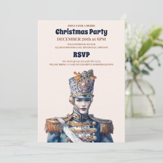 くるみエレガント割りクリスマスパーティー 招待状 (スタンド正面)