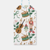 くるみエレガント割りバレエ玩具兵士へ&から ギフトタグ (裏面)