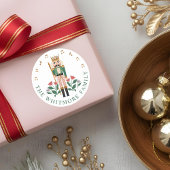 くるみエレガント割りバレエ玩具兵士フローラ音楽 ラウンドシール