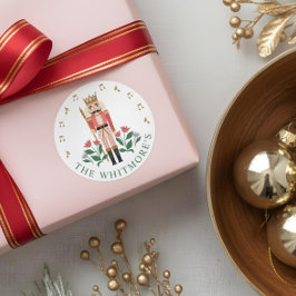 くるみエレガント割りバレエ玩具兵士フローラ音楽 ラウンドシール