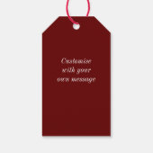 くるみエレガント割り玩具兵士クリスマスカスタム ギフトタグ (裏面)