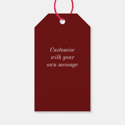 くるみエレガント割り玩具兵士クリスマスカスタム ギフトタグ (裏面)