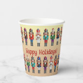 くるみカラフル割り人形おもちゃ 紙コップ (裏面)