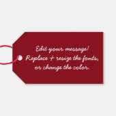 くるみカラフル割り車の陸軍漫画 ギフトタグ (裏面横)