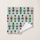 くるみカラフル割り バスタオルセット (ウォッシュタオル)