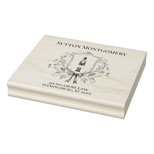 くるみクラシッククラッカーCHRIMASクレスト ラバースタンプ (スタンプ)