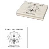 くるみクラシッククラッカーCHRIMASクレスト ラバースタンプ (押印)