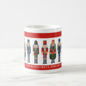 くるみクラッカーとホリー一年で最も素晴らしい時間 コーヒーマグカップ (中央)