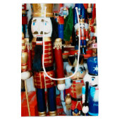 くるみクラッカーのパーソナライズ名すごいかわいい ミディアムペーパーバッグ (裏面)