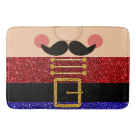 くるみクラッカークリスマスソルジャーホリデー格言 バスマット