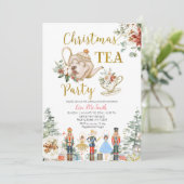 くるみクラッカークリスマスブライダルシャワーティーパーティー 招待状 (スタンド正面)