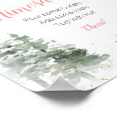 くるみクラッカークリスマスブライダルシャワーティーモモモモザバー ポスター (角)