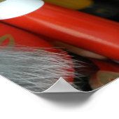 くるみクラッカークリスマスホリデークリスマスデザイン ポスター (角)