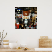 くるみクラッカークリスマスホリデークリスマスデザイン ポスター (キッチン)