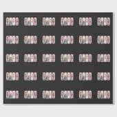 くるみクラッカークリスマスホリデーパーティギフトフェスティバル ラッピングペーパー (フラット)