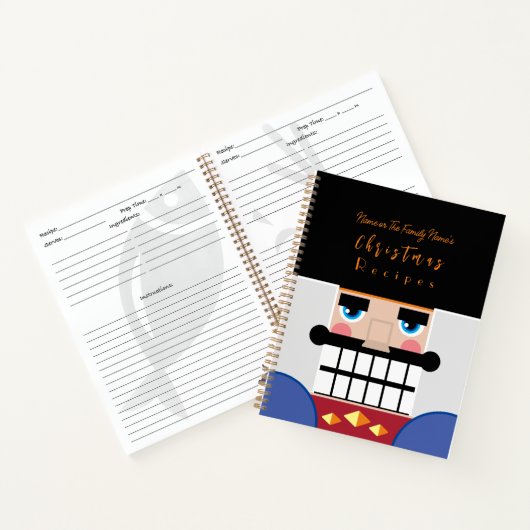 くるみクラッカークリスマスホリデーレシピ調理師ブック ノートブック (内部)