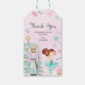 くるみクラッカーシュガープラムフェアリーメッセージカード ギフトタグ (正面)