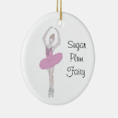 くるみクラッカーシュガープラムフェアリー記念オーナメント セラミックオーナメント (右)
