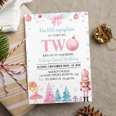 くるみクラッカーシュガープラムフェアリー誕生日招待状 招待状