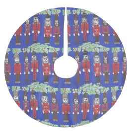 くるみクラッカースイートクリスマスツリースカート ブラッシュドポリエステルツリースカート