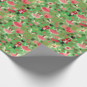 くるみクラッカースイートシュガープラムフェアリー飛んでいるウズ ラッピングペーパー (角)