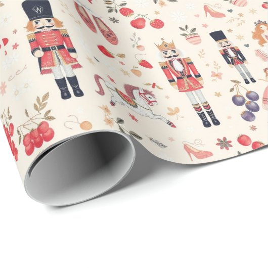 くるみクラッカースイートシュガープラムフェアリー馬 ラッピングペーパー (ロールコーナー)
