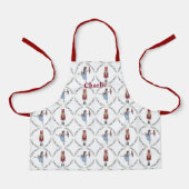 くるみクラッカースイートバレエクラシッククリスマス エプロン (正面)