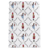 くるみクラッカースイートバレエクラシッククリスマス ミディアムペーパーバッグ (裏面)