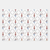 くるみクラッカースイートバレエクラシッククリスマス ラッピングペーパーシート (正面2)