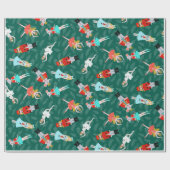 くるみクラッカースイートラッピング紙 ラッピングペーパー (フラット)