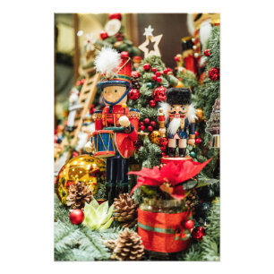 くるみクラッカードラマー姿クリスマスウォールアート フォトプリント