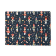 くるみクラッカーネイビーブルーフェスティバルクリスマス