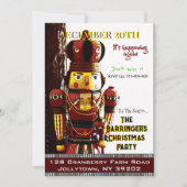 くるみクラッカーネルソンメリークリスマスパーティー 招待状 (正面)