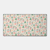 くるみクラッカーバレエとクリームの背景の妖精 デスクマット (正面)