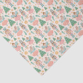 くるみクラッカーバレエとクリームの背景の妖精 薄葉紙 (詳細)